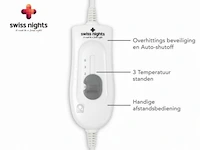 Swiss nights elektrische deken 2-persoons 90w white - afbeelding 4 van  5