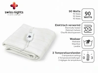 Swiss nights elektrische deken 2-persoons 90w white - afbeelding 5 van  5