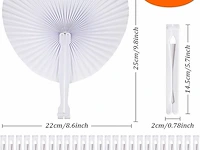 Sxuuxb waaiers voor bruiloft, 100 stuks - afbeelding 2 van  5