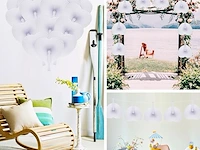 Sxuuxb waaiers voor bruiloft, 100 stuks - afbeelding 5 van  5