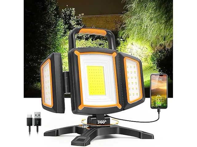 Sylsar 30w oplaadbaar werklicht, 3000 lumen - afbeelding 1 van  5
