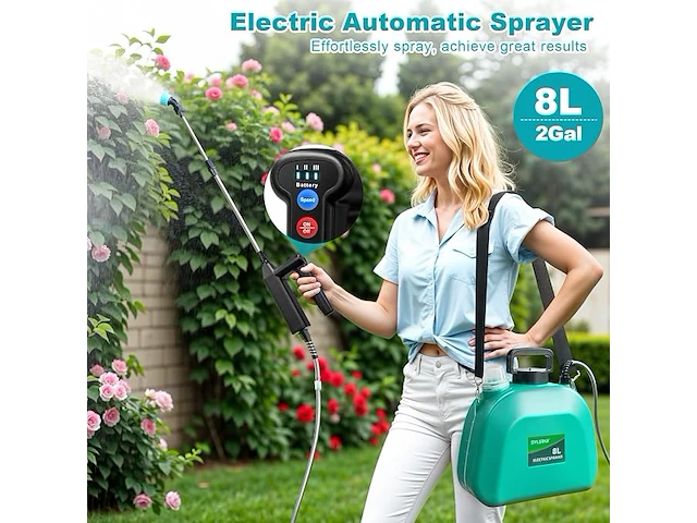 Sylstar batterij aangedreven spuit (8l) - afbeelding 4 van  6