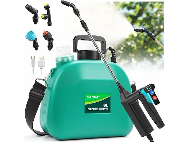 Sylstar batterij aangedreven spuit (8l) - afbeelding 1 van  4