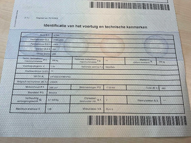 Sym gts250i evo - afbeelding 24 van  30