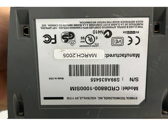 Symbol barcode scanner - afbeelding 4 van  4