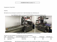 Syntegon / bosch-packaging/tevopharm flow-wrapmachine pack-6/ 336 - afbeelding 13 van  15