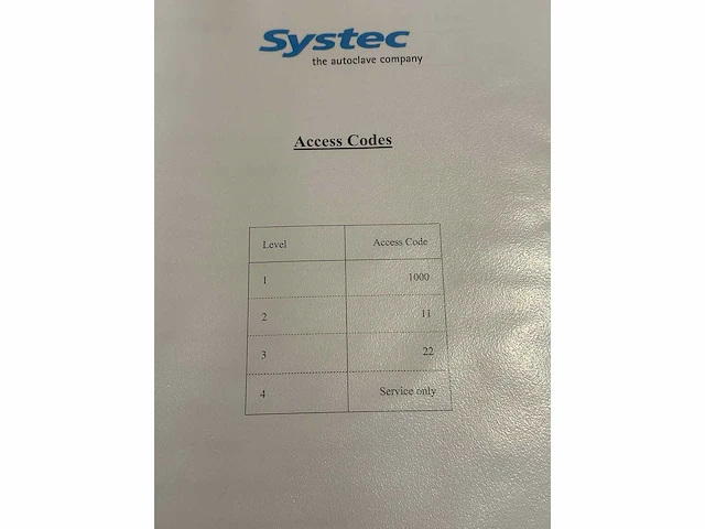 Systec dx-150 autoclave - purchased on january, 2022. - afbeelding 14 van  14