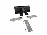 T-connector voor magnet railsinbouw iek 20 mm - horizontaal (x4) - afbeelding 2 van  4