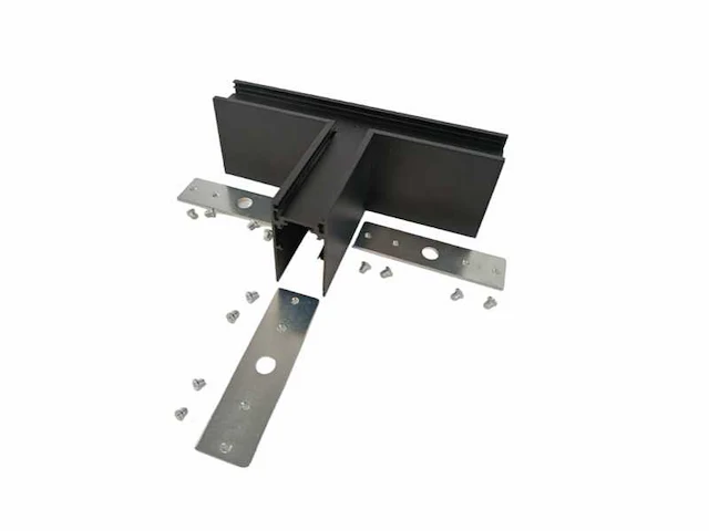 T-connector voor opbouw magnetische rails (x3) - afbeelding 3 van  4