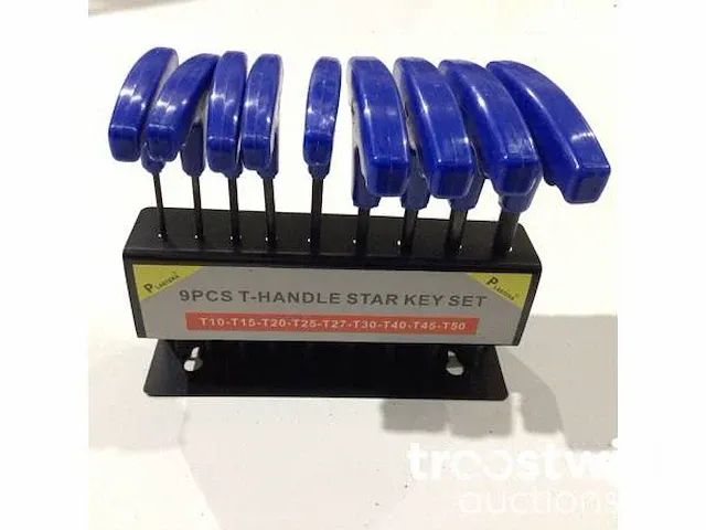 T-handel set torx met houder 9-delig - afbeelding 2 van  2