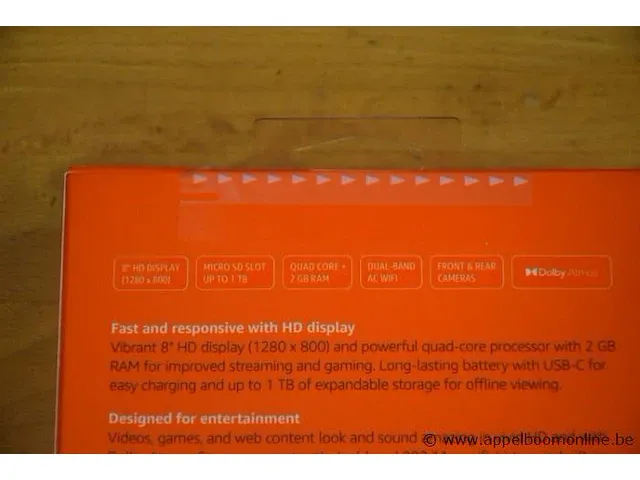 Tablet fire hd8, werking niet gekend - afbeelding 2 van  2