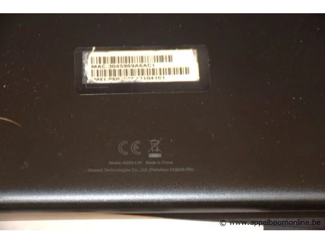 Tablet pc huawei ag82-l09, zonder kabels, werking niet gekend - afbeelding 2 van  2