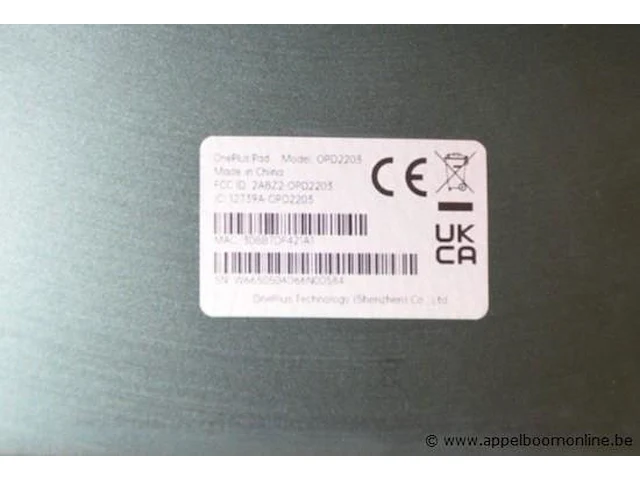 Tablet pc oneplus, zonder kabels, werking niet gekend - afbeelding 2 van  3