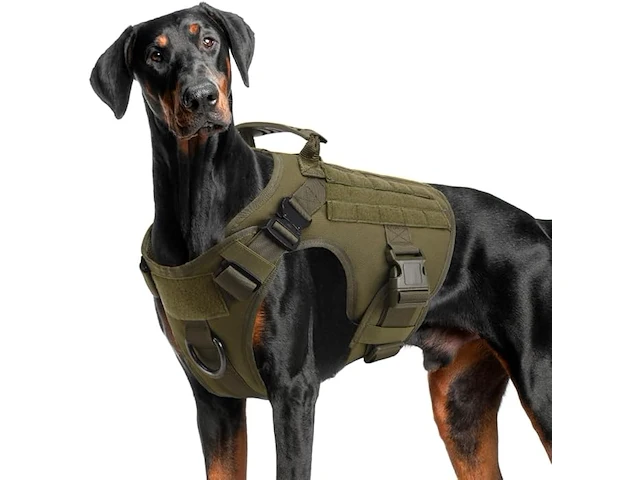Tactisch hondenharnas large kaki - afbeelding 1 van  4