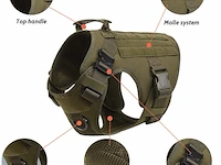 Tactisch hondenharnas large kaki - afbeelding 3 van  4