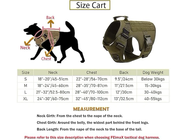 Tactisch hondenharnas large kaki - afbeelding 4 van  4