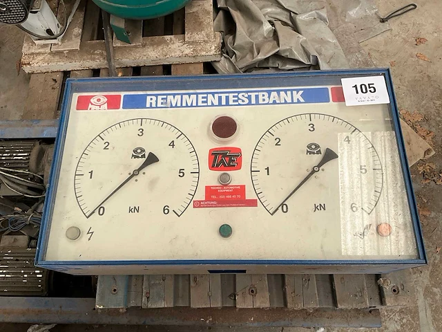 Tae remmen testbank - afbeelding 6 van  6