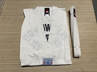 Taekwondo pak wit (8st) maat 190 - afbeelding 1 van  2