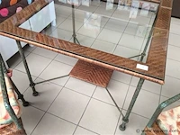 Tafel + 2 stoelen met kussens - afbeelding 2 van  5