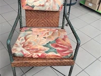 Tafel + 2 stoelen met kussens - afbeelding 4 van  5