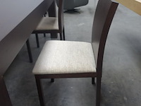 Tafel + 4 + 2 div stoelen - afbeelding 5 van  6