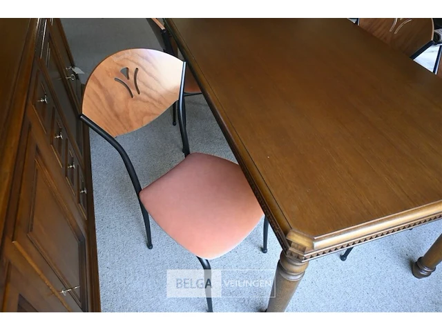 Tafel + 5 stoelen - afbeelding 2 van  2