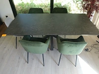 Tafel + 5x stoel - afbeelding 2 van  2