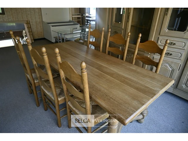 Tafel + 6 stoelen - afbeelding 1 van  1