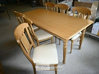 Tafel + 6 stoelen - afbeelding 2 van  2