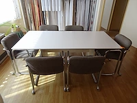 Tafel + 6x stoel - afbeelding 1 van  4