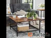 Tafel bas, salon tafel - industrial style - afbeelding 1 van  6