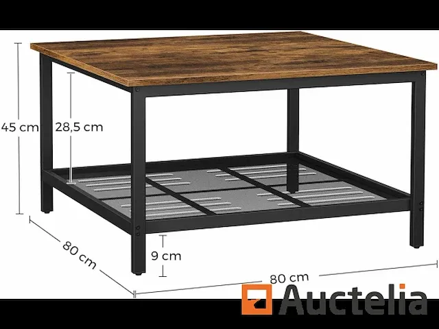 Tafel bas, salon tafel - industrial style - afbeelding 2 van  6