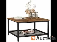 Tafel bas, salon tafel - industrial style - afbeelding 4 van  6