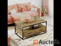 Tafel bas, tafel bassalon, rechthoekige koffie tafel - afbeelding 5 van  7
