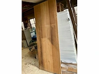 Tafel bladen (steen en hout) (2x) - afbeelding 1 van  7