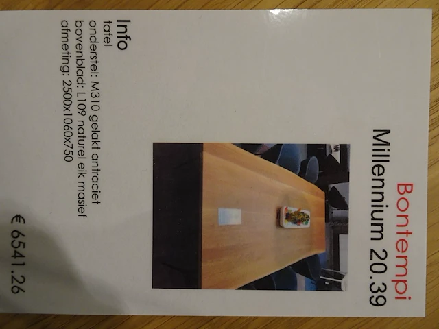 Tafel bontempi - afbeelding 6 van  6