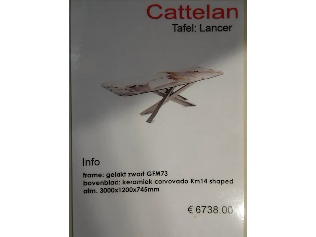 Tafel cattelan - afbeelding 2 van  10
