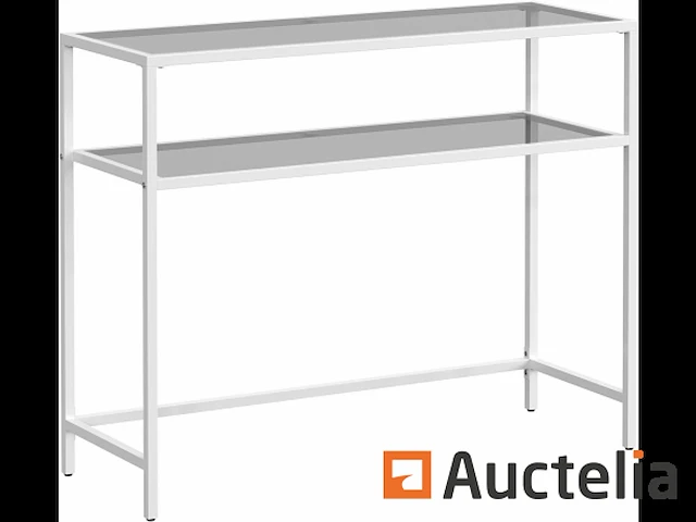 Tafel console, booster tafel, getemperd glas oppervlak - afbeelding 1 van  3