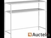 Tafel console, booster tafel, getemperd glas oppervlak - afbeelding 1 van  3