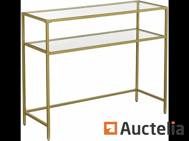 Tafel console, ingang tafel, gouden sofa einde - afbeelding 1 van  9