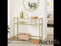 Tafel console, ingang tafel, gouden sofa einde - afbeelding 7 van  9