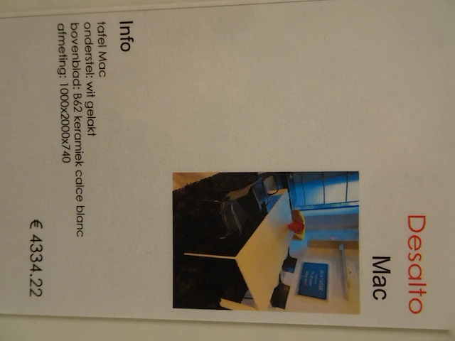 Tafel desalto - afbeelding 4 van  4