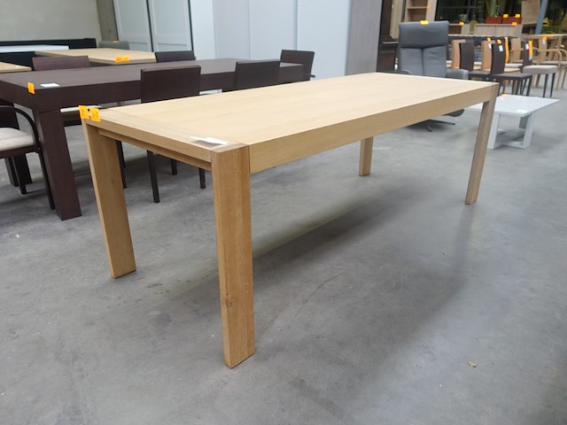 Tafel eik, poten massief - afbeelding 3 van  3