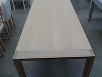 Tafel eik, poten massief - afbeelding 3 van  3