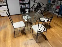 Tafel en 4 stoelen - afbeelding 1 van  6
