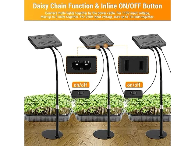 Tafel full spectrum grow light led - afbeelding 5 van  6