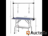 Tafel hondentrimmen metaal instelbaar