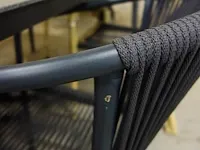Tafel "keramiek" + 6x stapelbare stoel - afbeelding 5 van  5