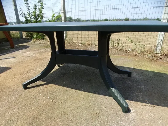 Tafel kunststof groen - afbeelding 3 van  4
