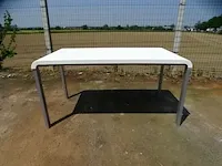 Tafel kunststof wit - afbeelding 1 van  3